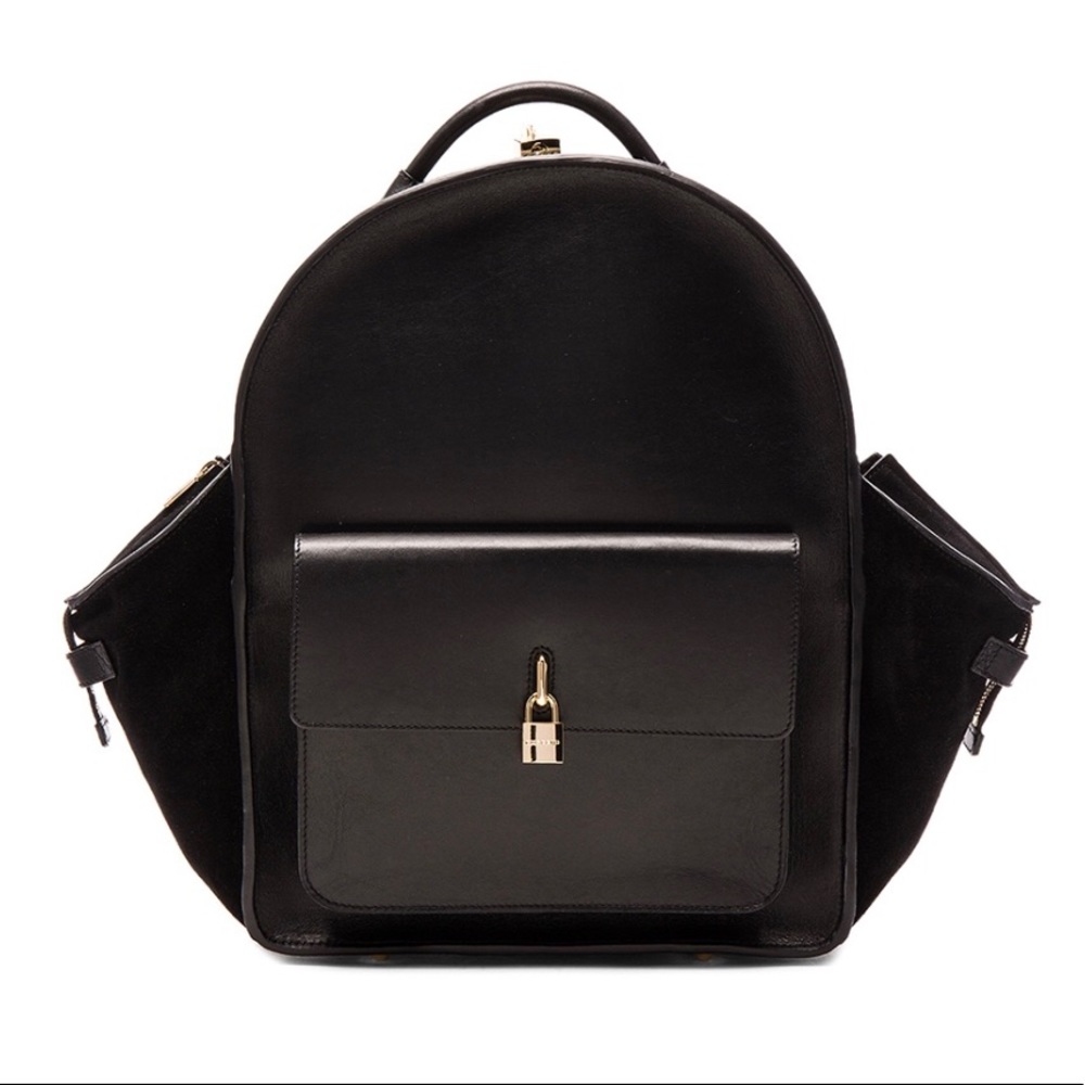 $3160 Buscemi Aero Large Leather Backpack